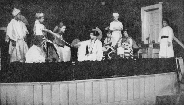 Fig. 5.&mdash;The king holds out the scepter to Esther