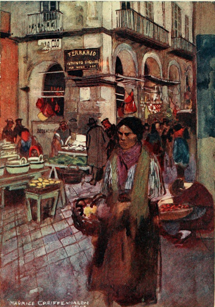 NAPLES&mdash;IN THE STRADA DI TRIBUNALI.