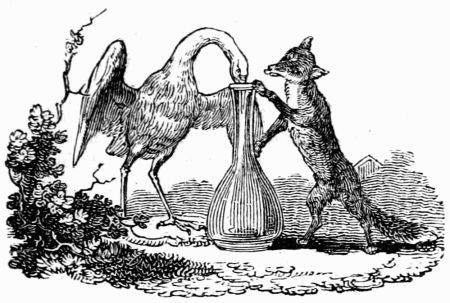 THE FOX AND THE STORK.