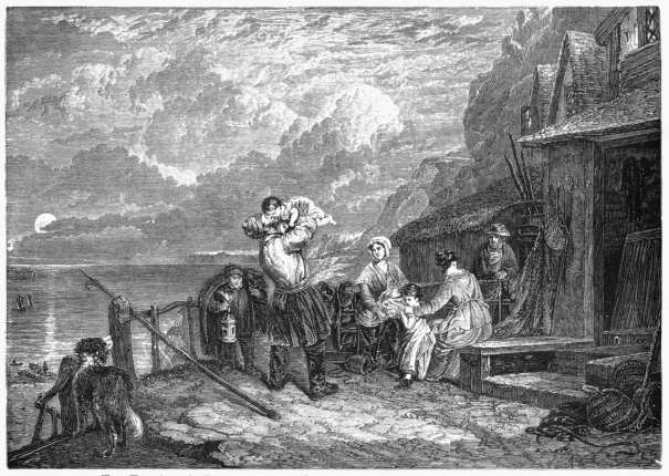 The Fisherman's Departure. By COLLINS. Painted in
A.D. 1826 for Mr. Morrison.