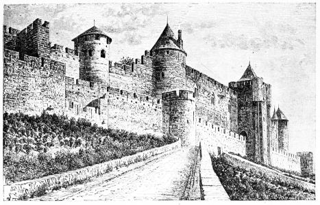 La tour de l'Inquisition, � Carcassonne.