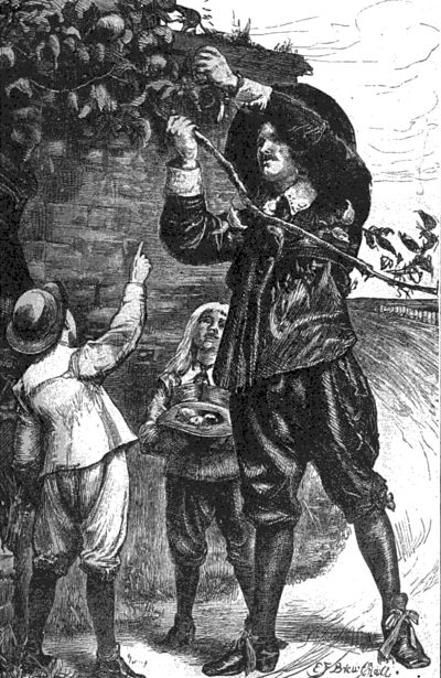 Christiana's Boys Began to Eat.

