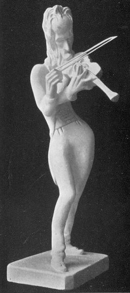 Plate VIII.&mdash;See Appendix. Celebrated Statuette (Caricature) of Paganini by Dainton.