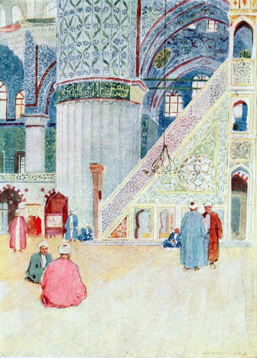 INTERIOR OF THE MOSQUE OF SULTAN
AHMED I.