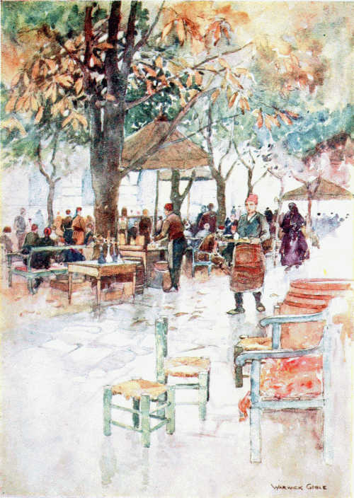 OPEN-AIR CAF&Eacute;, STAMBOUL