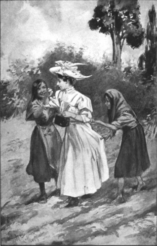 "WITH ONE GIRL CLUTCHING HER DRESS, SHE COULD NOT MOVE
FAST."