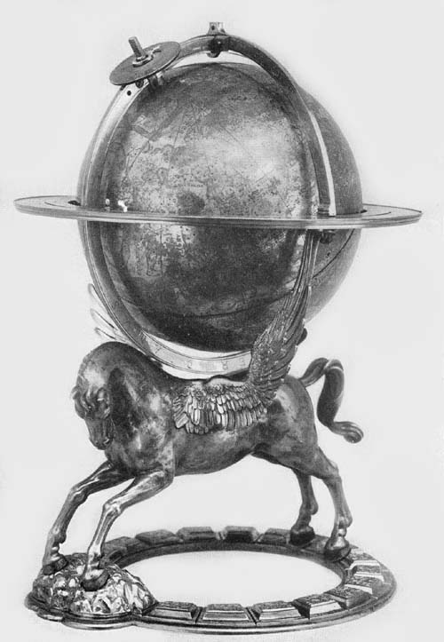 Silver-Gilt
Globe of Gerhard Emmoser, 1573.