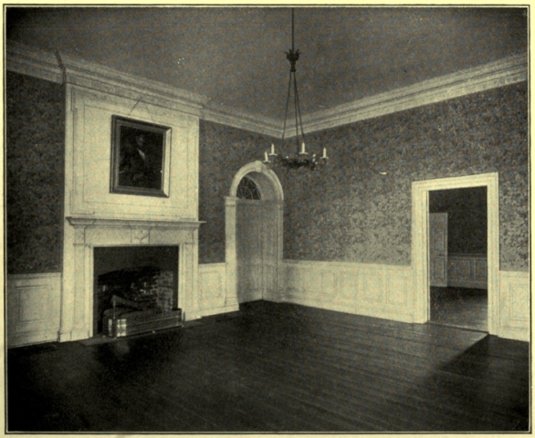 THE LARGE ROOM WHERE THE FAMOUS "LAWYERS' DINNERS"
WERE GIVEN