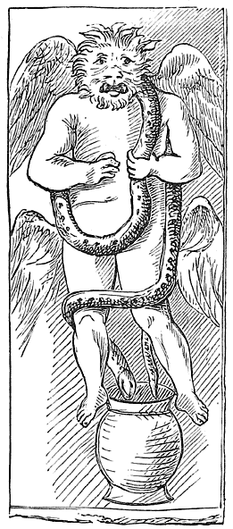 Fig. 16.&mdash;Demon found at Ostia.