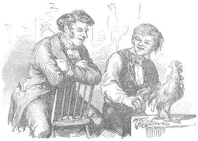 PREPARING FOR THE FOWL SHOW.&mdash;(See page 195.)
