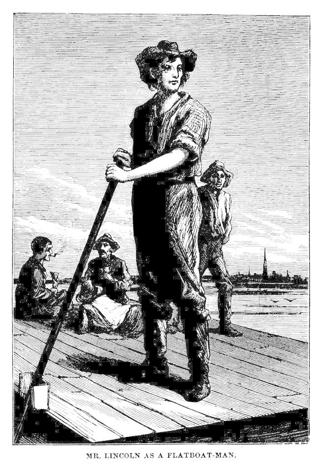 Mr. Lincoln As a Flatboatman 108 