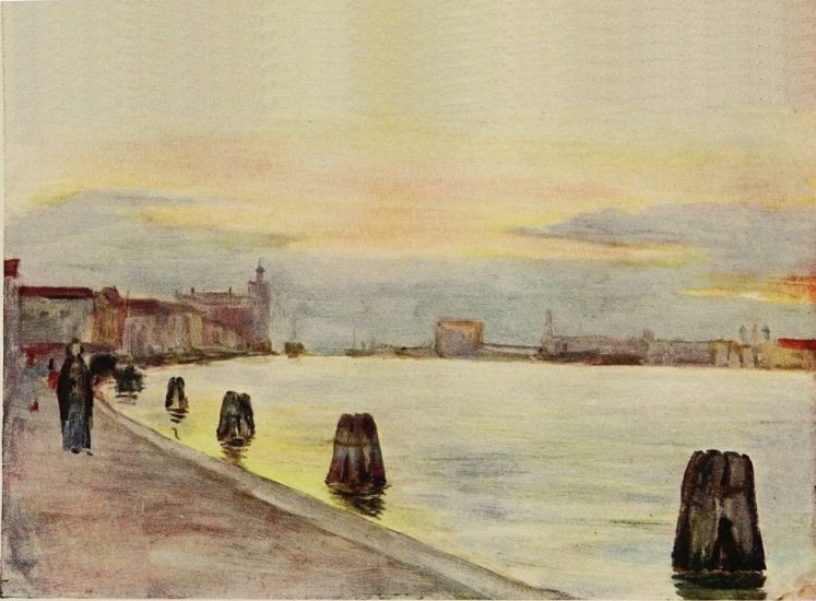 SUNSET&mdash;MODERN VENICE.