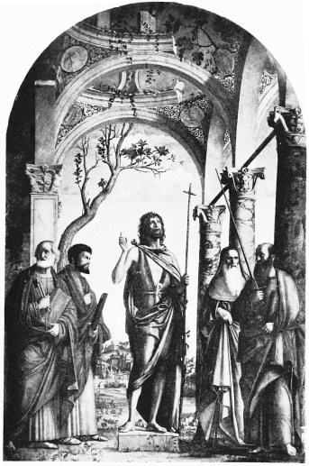 MADONNA DELL’ ORTO&mdash;THE BAPTIST AND FOUR SAINTS

By Cima