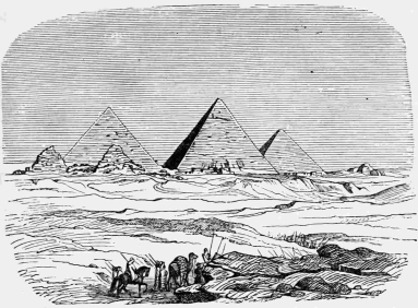 Fig. I.&mdash;The Pyramids of Gizeh.