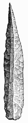 Chipped Flint from P�rigord (Knife)
