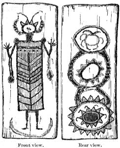 
Fig. 445.&mdash;Tzi-daltai amulet (Apache).
