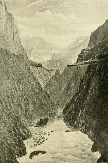 The Depths of the
Grand Canyon at Sunset.