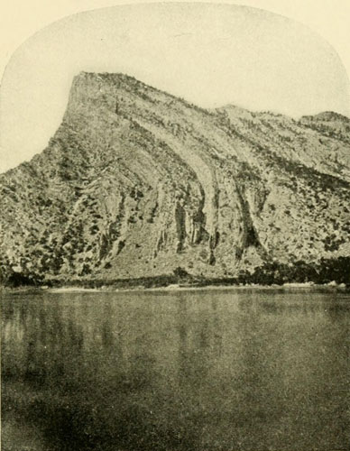 Entrance to
Split-Mountain Canyon, Right Hand Cliffs.