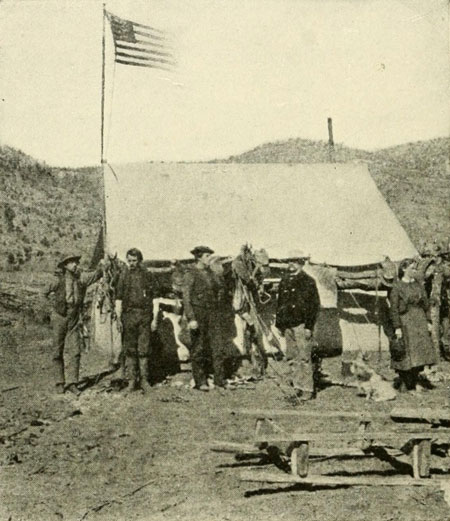 Winter Headquarters
at Kanab, 1872–3.
