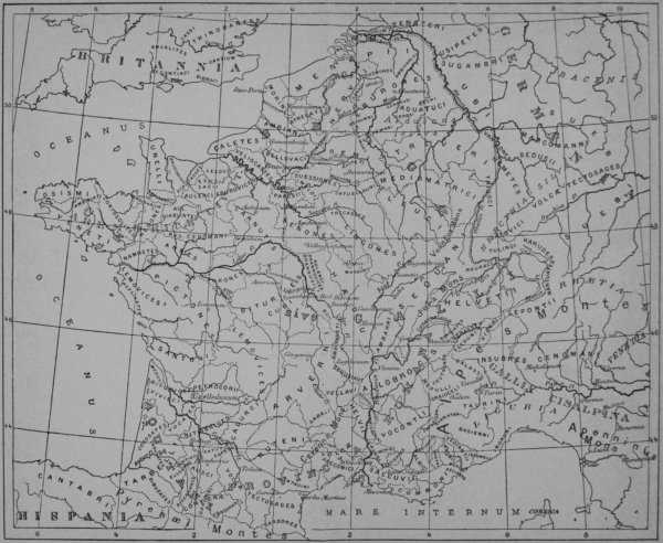 LA GAULE À L’ARRIVÉE DE CÉSAR.