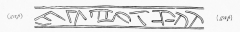 No. 297. Inscription on a Trojan Vase from the Palace (8
M.).