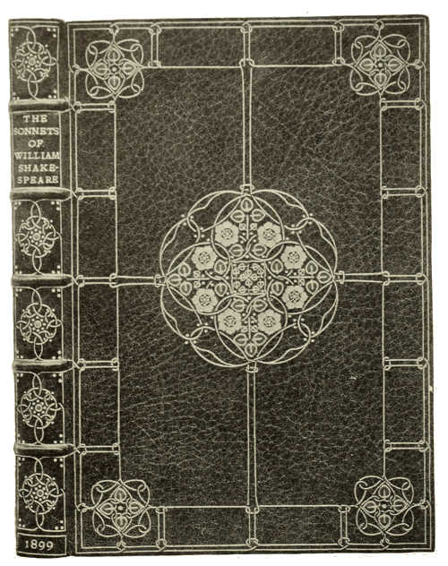 BOOKBINDING IN GREEN MOROCCO, WITH INLAY AND GOLD
TOOLING BY DOUGLAS COCKERELL