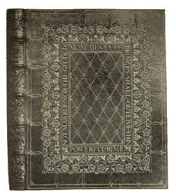 BOOKBINDING IN RED NIGER MOROCCO, WITH GOLD TOOLING BY
FRANK G. GARRETT