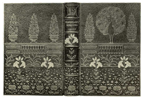 BOOKBINDING IN GREEN LEVANT MOROCCO, WITH INLAY AND GOLD
TOOLING. DESIGNED BY J. GREEN EXECUTED BY P. WARD (OXFORD UNIVERSITY
PRESS)