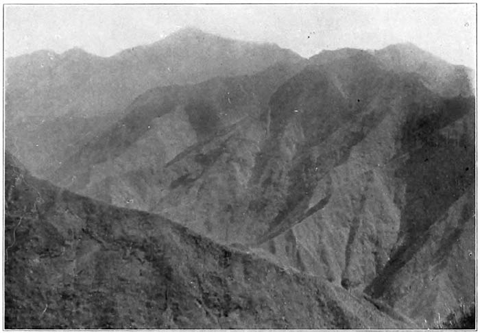 Fig. 1. Mount Am&uacute;yao, the first of the two sacred mountains of the Ifugaos: elevation, 9,270 feet (2,826 meters). (Photograph by Martin.)