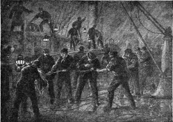 Fig. 39.&mdash;“Foul in Tank” while Paying out.