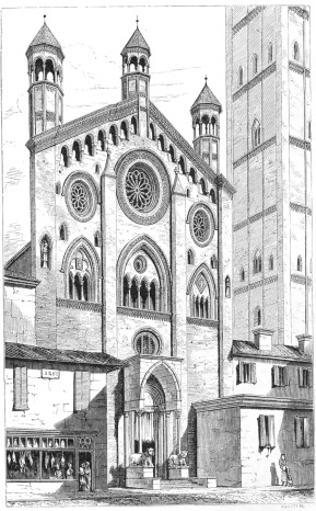 44.&mdash;NORTH TRANSEPT, CATHEDRAL, CREMONA. Page 266.