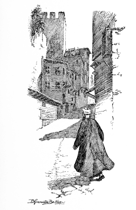 The Landward Walls of the Seraglio.

Romance and mystery cling to the place and live in the name Seraglio. It
is jealously walled in, the wall being of Turkish construction and
comparatively recent, and to it may be seen clinging quaint wooden
houses.