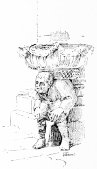 HOLY WATER BASIN IN ST ANASTASIA

FIGURE CARVED BY GABRIEL CAGLIARI, FATHER OF PAUL VERONESE