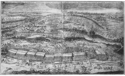 Inscription on Picture.
The Bohemian leaders&mdash;Anhalt the Elder, Hohenlohe, Thurn the Elder and
the Younger, Anhalt the Younger, John of Bubna, Henry Slik (of the
Moravian allies), Stubenvoll (of the German allies), the Duke of Weimar.
The Imperialist leaders&mdash;Maximilian of Bavaria, Buguoy, Tieffenbach (of
the German league), Tilly, Pappenheim, Des Fours, Caralli and others.