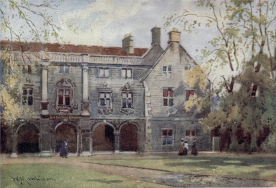 PEPYS’ LIBRARY, MAGDALENE COLLEGE

This range of old buildings houses the Pepysian Library. The style is
seventeenth century.