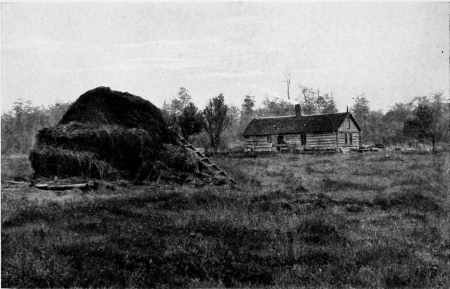 One of the last log houses to survive in the vicinity of
Jefferson. When Mr. Howells lived in the town such dwellings were common
in the surrounding farm region