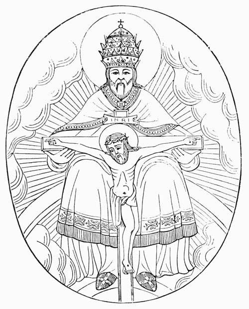 Illustration: Fig. 108.&mdash;God the Father as Pope.