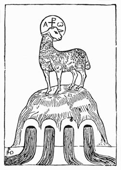 Illustration: Fig. 49.&mdash;Lamb as Symbol of Christ.