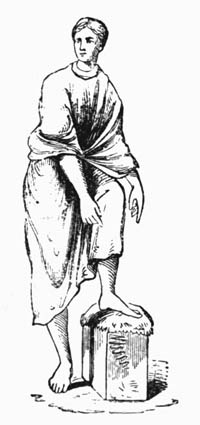 Illustration: Fig. 70.&mdash;Moses on Mount Horeb.