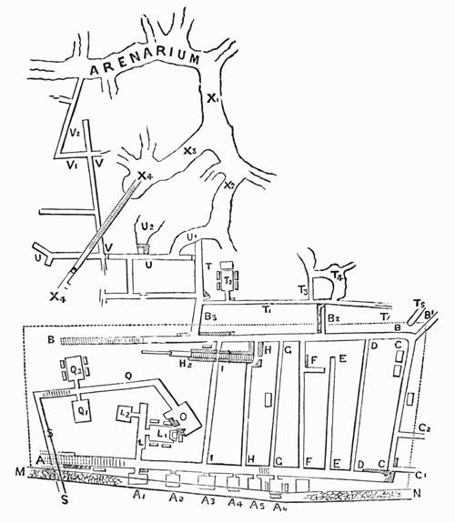 Illustration: Fig. 26.&mdash;Part of Cemetery of Callixtus.