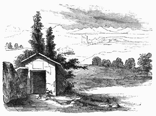 Illustration: Fig. 30.&mdash;Entrance to the Catacomb of St. Agnes.