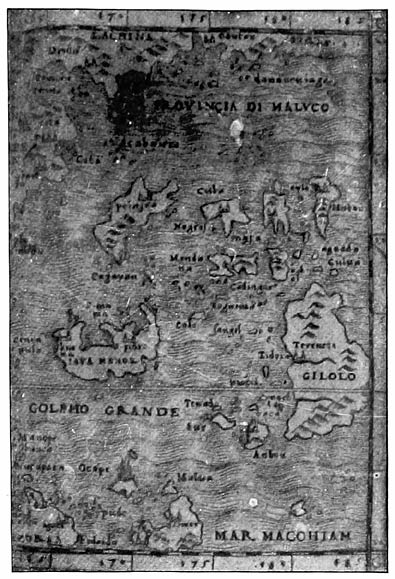 &ldquo;India tercera nova tabula&rdquo;&mdash;map of the Eastern archipelago; from Mattiolo&rsquo;s edition of Ptolemy&rsquo;s Geographia (Venetia, M. D. LXVIII)