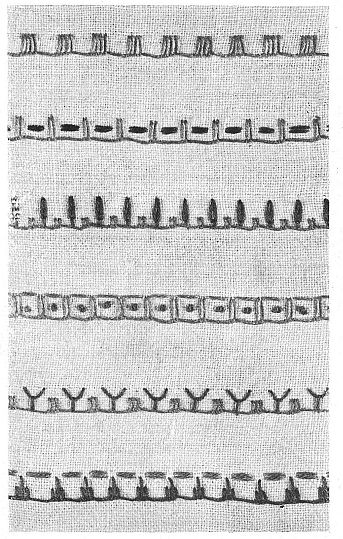 still more decorative stitches (five)