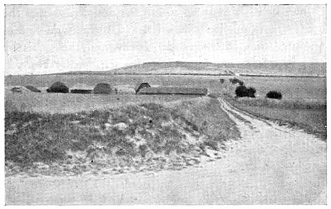 The Ridgeway&mdash;Uffington Castle in the distance