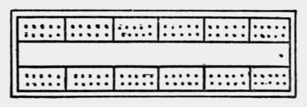 cribbage
board
