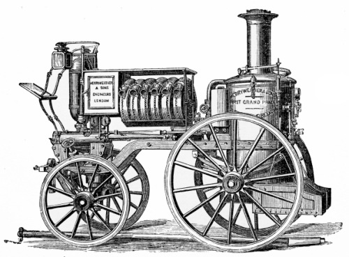 ‘FIRST GRAND PRIZE’ PATENT STEAM FIRE-ENGINES CONSTRUCTED
BY MESSRS. MERRYWEATHER AND SONS
