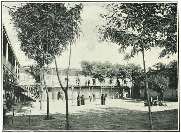 Fig. 47. Pilgrims&rsquo; Court, Edgmiatsin.