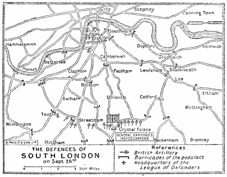 Image unavailable: THE DEFENCES OF SOUTH LONDON

on Sept 26th