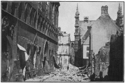 [Image unavailable: HOW THE GERMAN VANDALS DEALT WITH THE WORLD-FAMED LIBRARY
OF LOUVAIN.

Photo, Central News.

Face p. 73.
