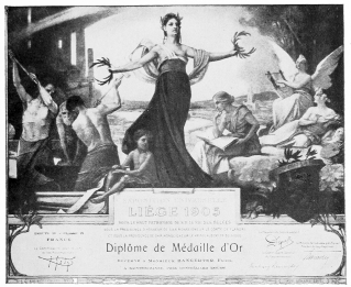 GOLD AND SILVER MEDALS AND DIPLOMAS

At the World Universal Expositions in Paris, 1900, and in Belgium, 1905,
for Bangerter’s Many Marvelous Inventions.